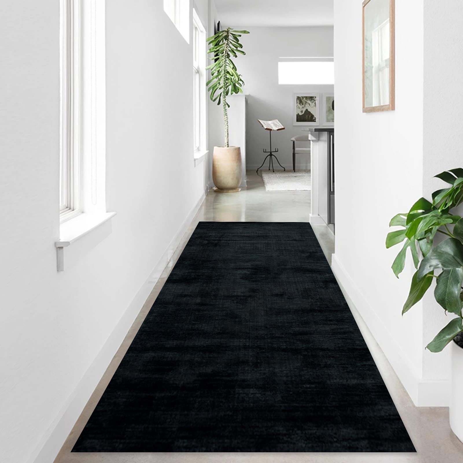 er Teppich für Flur Küche Treppen & Schlafzimmer – 100 cm fino a 6 m waschbar langlebig extra lang – stilvoller Wohnaccessoire für jeden Raum