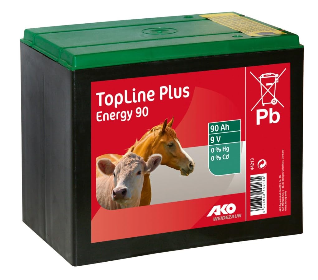 Kerbl Batteria AKO 9V 90Ah Topline Plus Energy 90