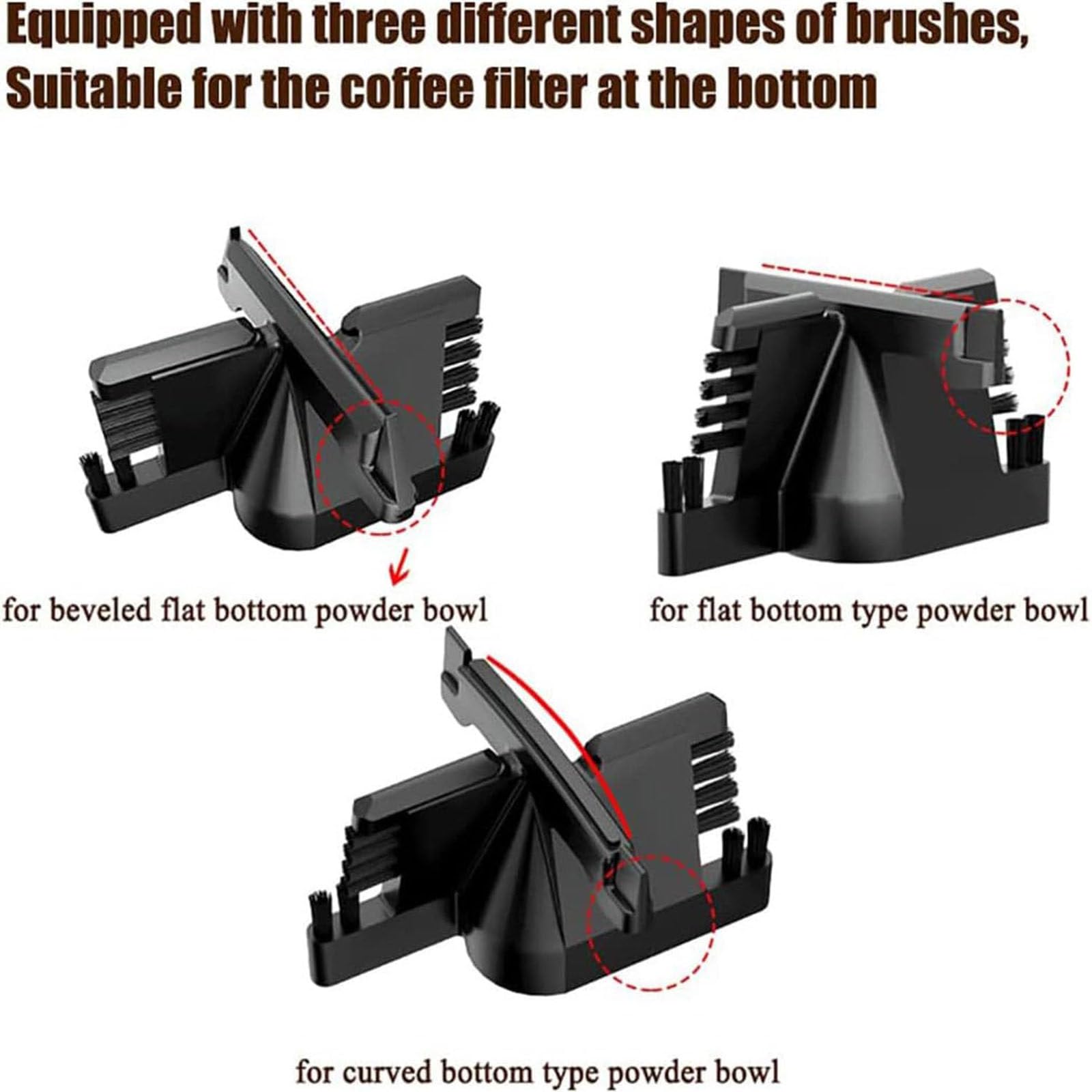 Limpiador automático eléctrico de portafiltros y recolector de posos de 30 W, Herramienta de Limpieza Profesional para Baristas, cafeterías, hoteles y restaurantes.