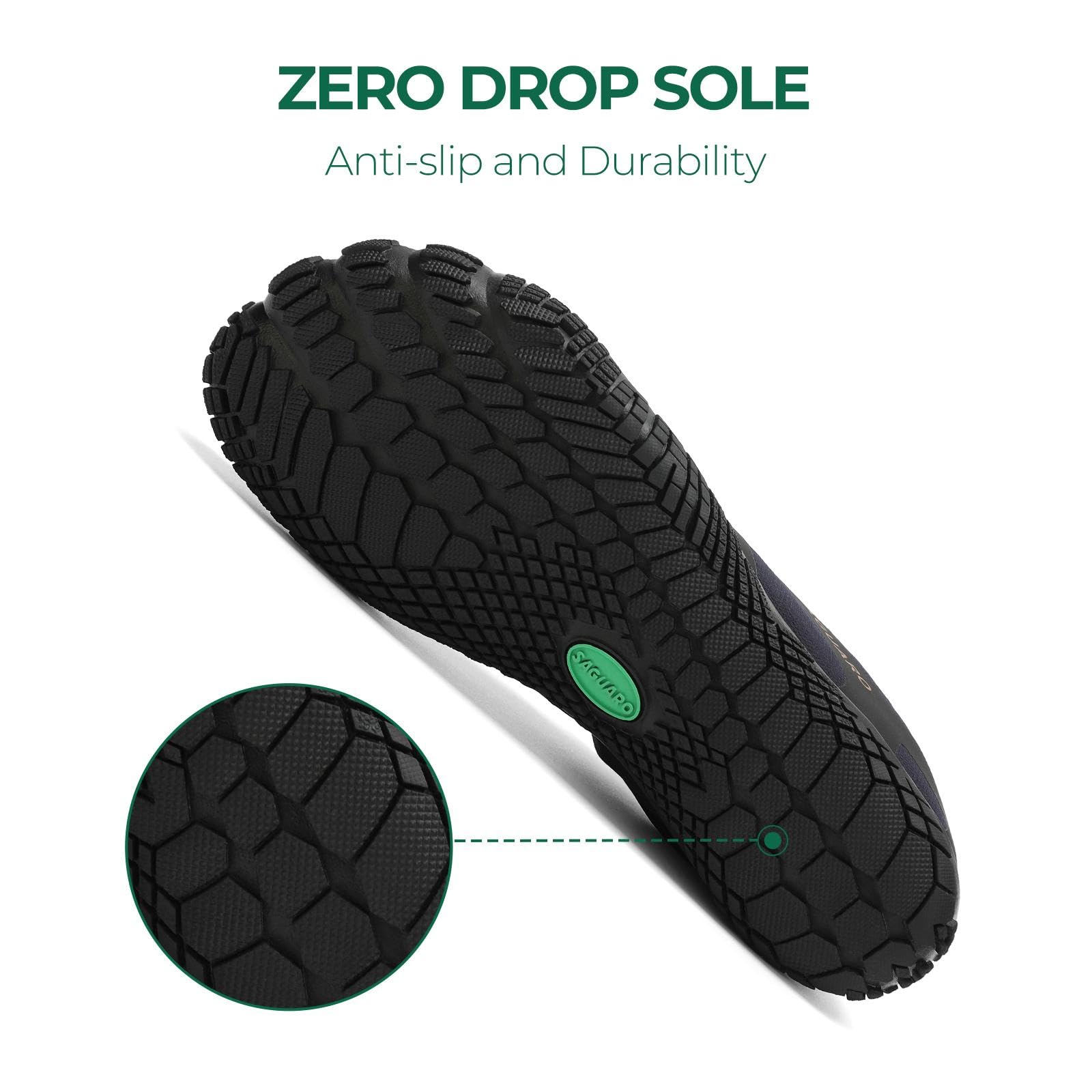 SAGUARO Scarpe Barefoot Shoes Minimaliste Scarpe da Trail Running Uomo Donna Gr.36-48