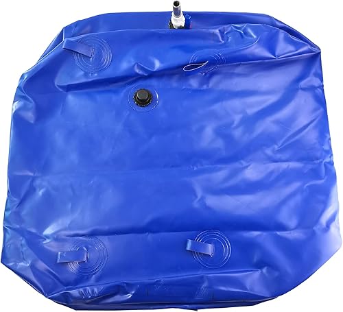 Miniatura 8 de Tanque de agua portátil de 30 galones, bolsa de almacenamiento plegable, bolsa de almacenamiento Bob de 110 L con válvula para camping, RV,