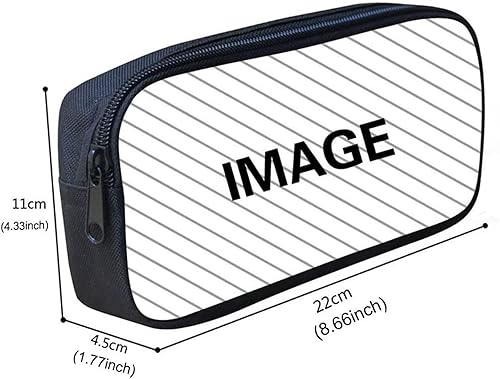 Miniatura 4 de Ystardream Estuche para lápices de hongos de erizo verde, gran capacidad, con cremallera, para estudiantes de primaria alta, media, estética,