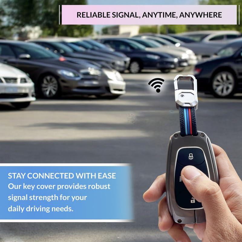Image of NEODRIFT 'KeyShield' Car Key Cover for Tata Tigor (Shape 1, 04 Buttons) (Durable, Stylish, and 360 Protection)