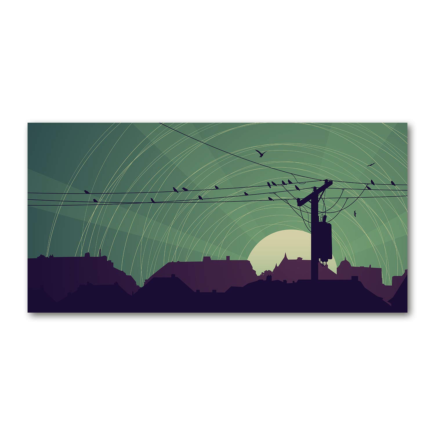 Déco murale acrylique glass picture animaux pour raviver un mur sombre