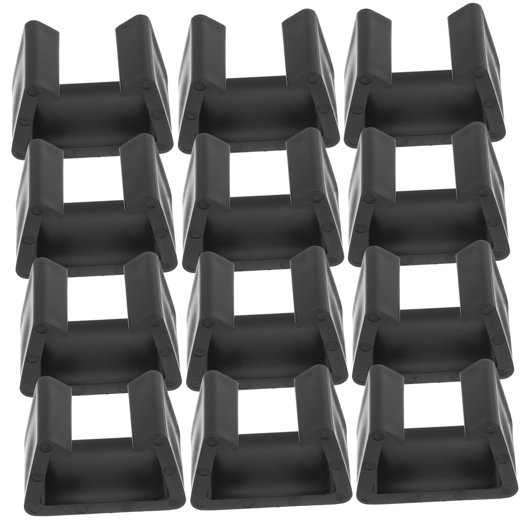 Clips de fixation pour mobilier de jardin en rotin VICASKY | Lot de 12 pinces de liaison
