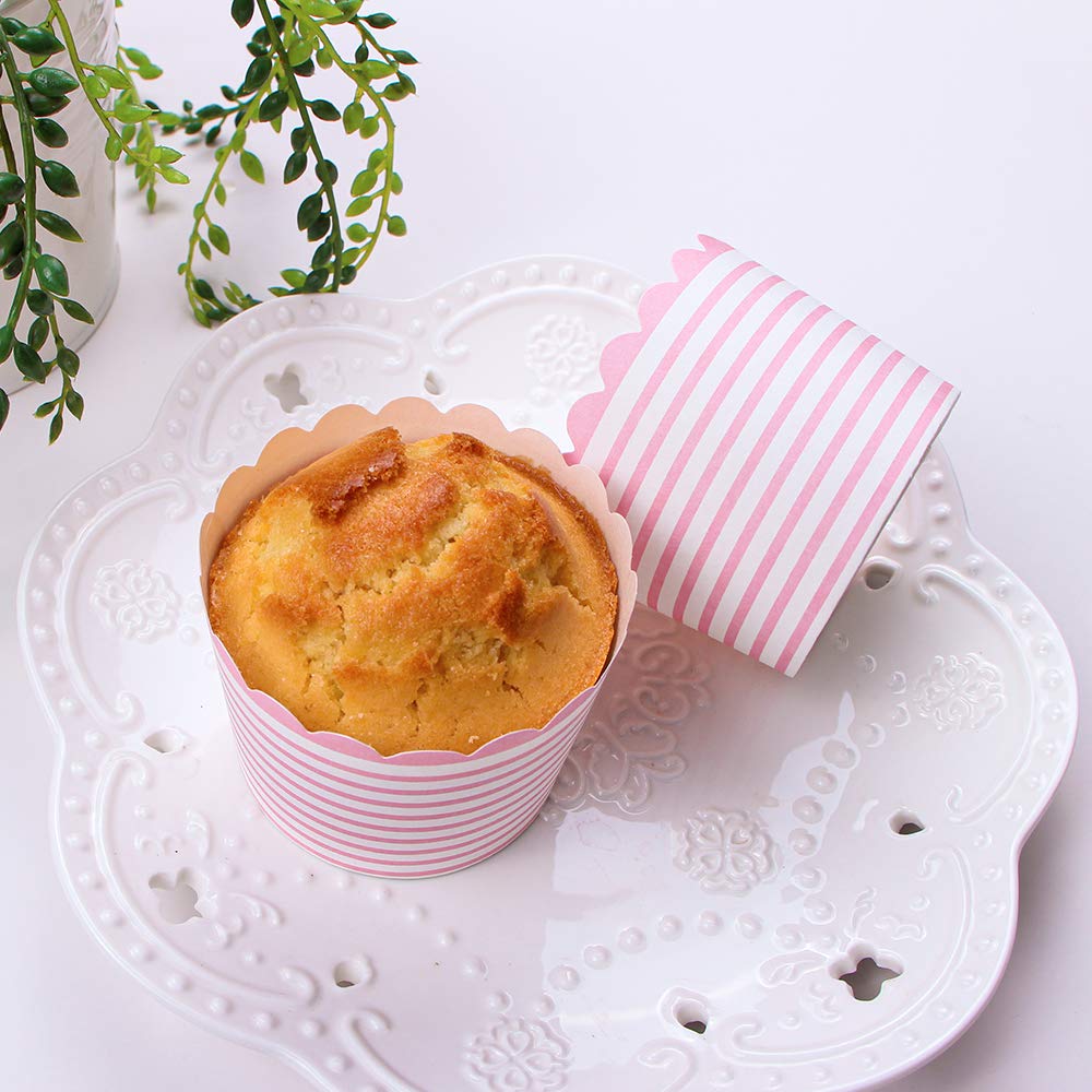 Webake 50 Pièces Caissettes 6cm Cupcake Moules à Muffin