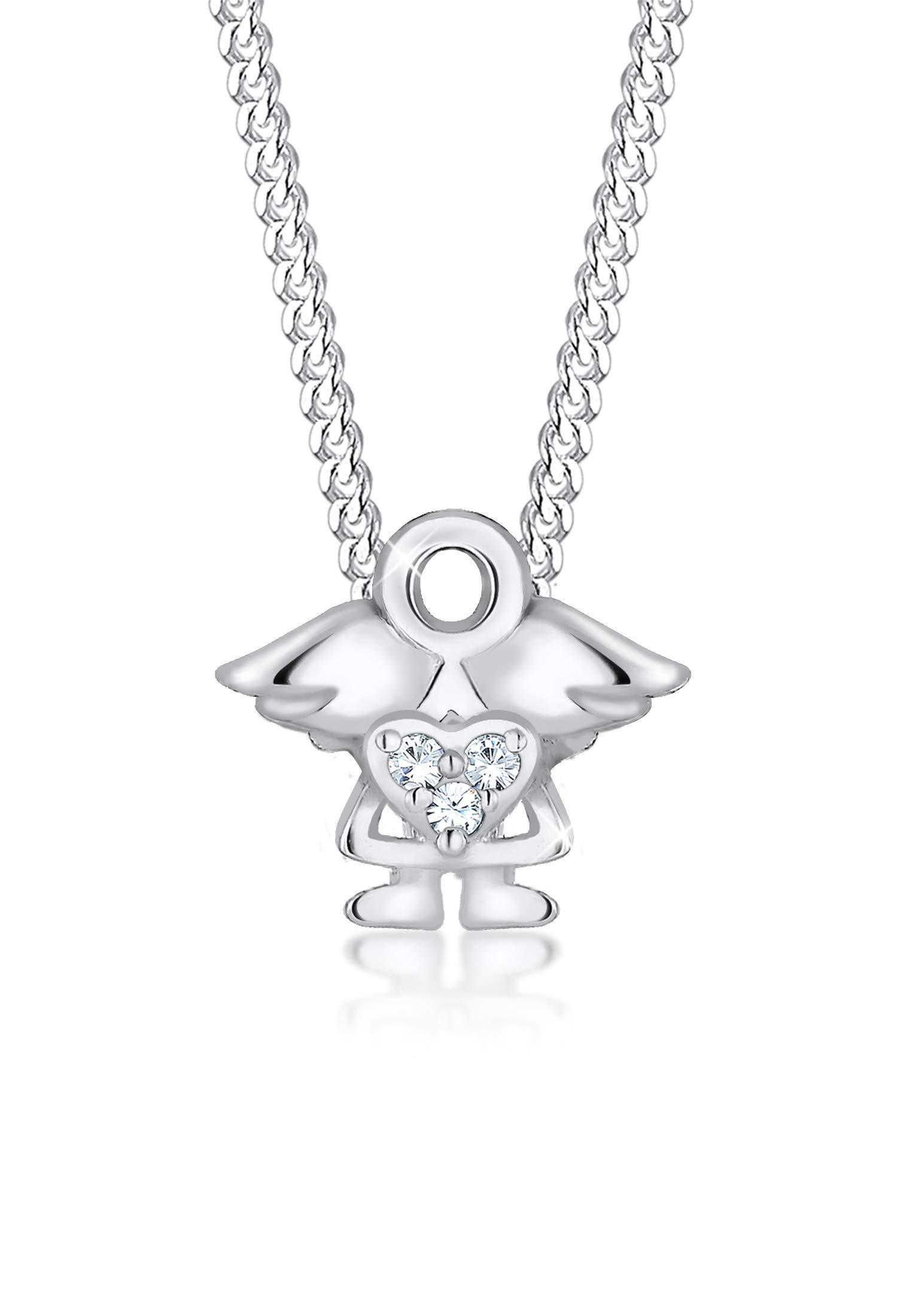 Elli Girls Silver Pendant Necklace