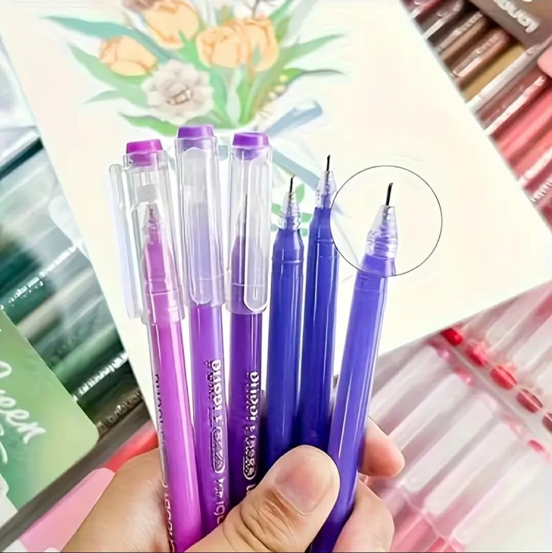 languo 240 penne gel / 27 scatole individuali / 234 colori unici, penna gel per adulti, bambini, per disegno, colorazione mistero, scarabocchiare mestieri Scrapbooking(0,6 mm)