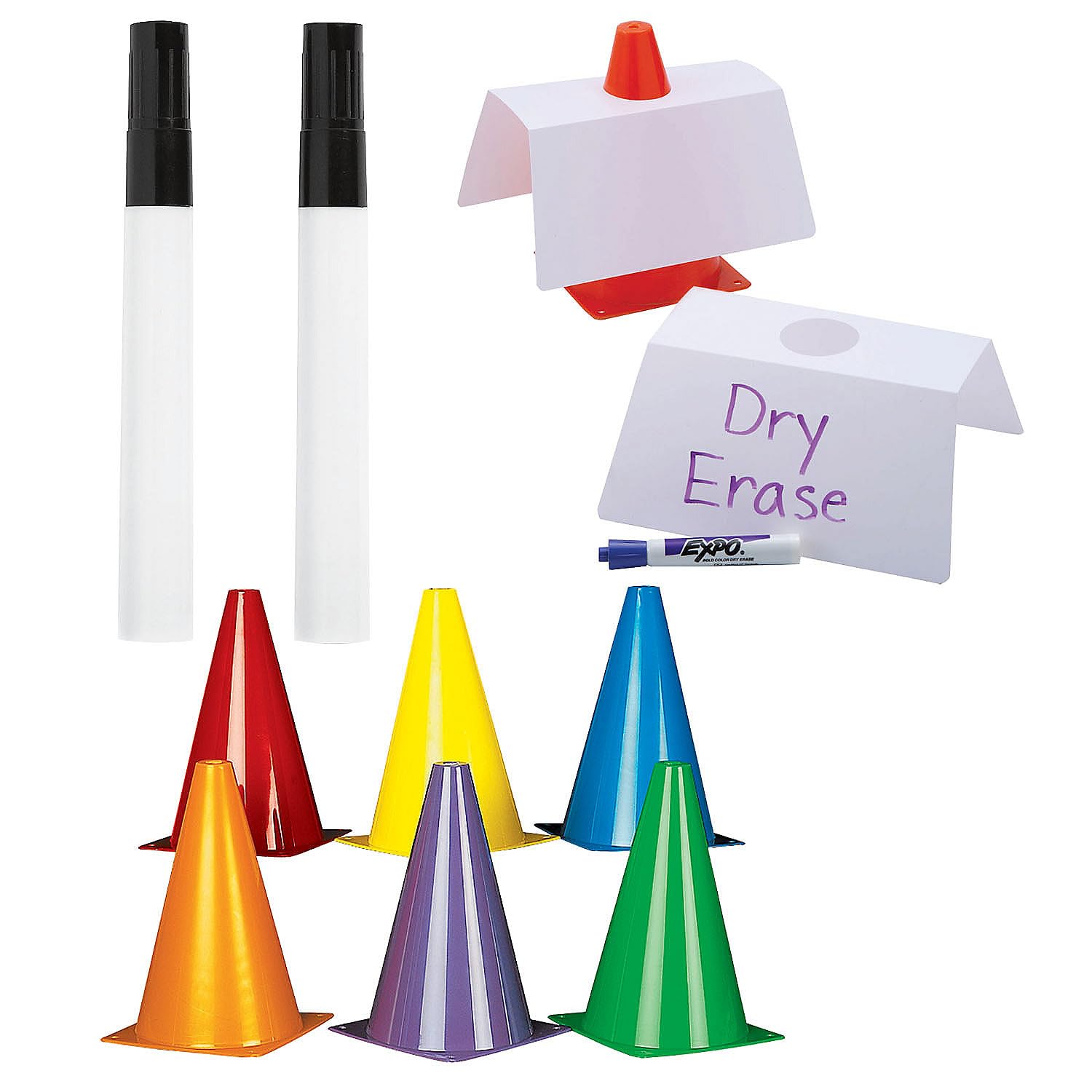 Fun Express Stations with Dry Erase Board Kit - 36 Pc