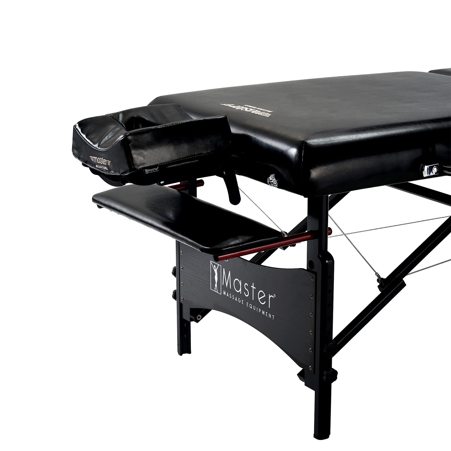 Master Massage 76cm Galaxy Mobil Massageliege Klappbar Massagebett Massagebank Kosmetikliege Beauty Bed, Schwarz