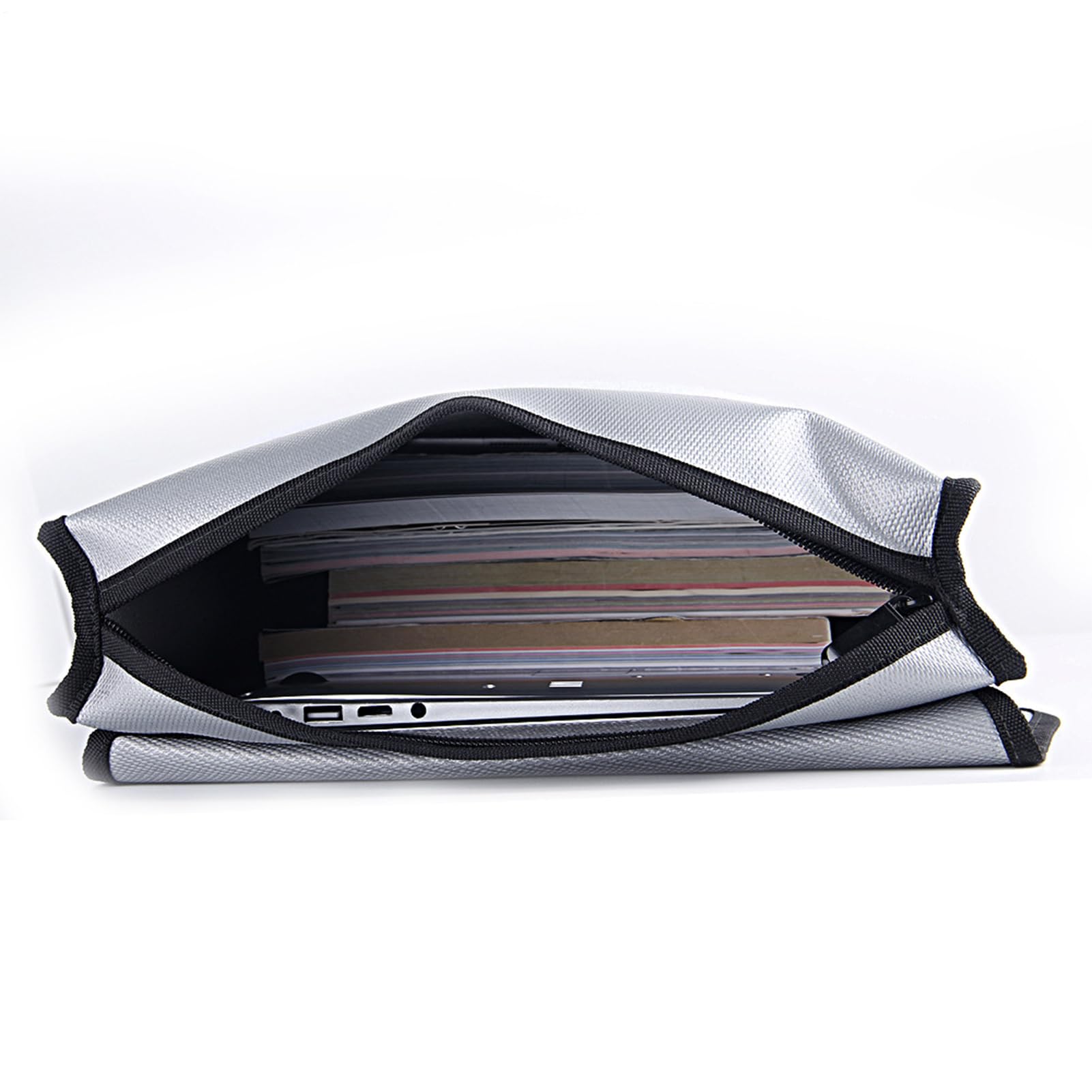 de documentos ignífuga, goma de silicona líquida, 40 x 30 cm, carpeta segura impermeable ignífuga de 1200 °C, de almacenamiento para documentos, dinero en efectivo, pasaportes, objetos de