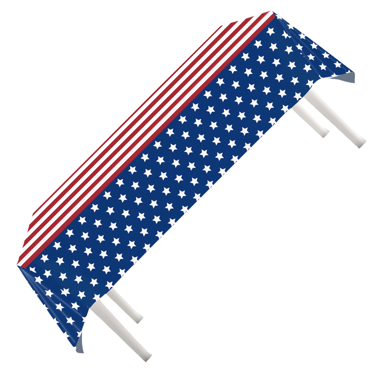 Kaeltsyn Quick Drying Flag Tablecloth Portable Size Spill Proof Designs Accessory for Festival Occasion Family Gathering Patriotic Tablecloth