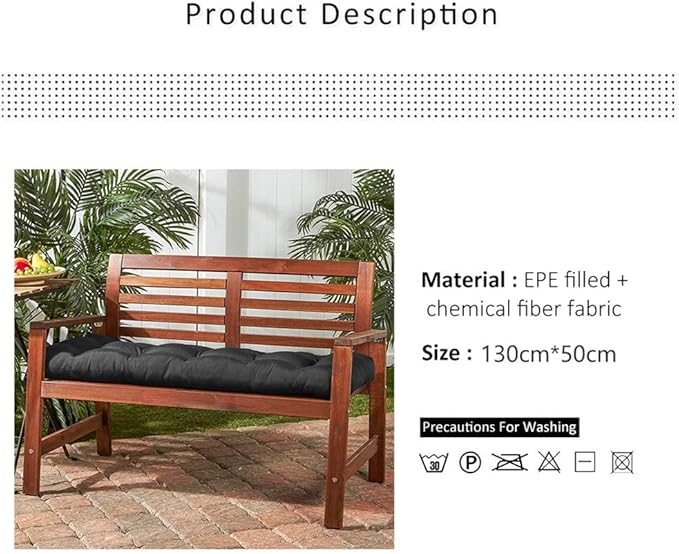 This cushion is ideal for adding extra comfort and support to your outdoor furniture, making it more inviting for lounging or entertaining guests. The cotton material is durable and easy to clean, making it a practical choice for outdoor use. Whether you are looking to enhance the aesthetics of your garden furniture or simply want to create a cozy outdoor space, this cushion is a versatile and functional accessory.