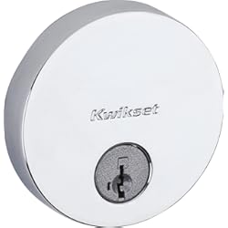 Chapa De Seguridad Con Huella Kwikset 92580-025 Uptown cerrojo de seguridad, cromo pulido