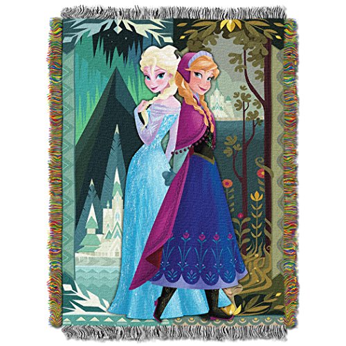 Northwest Frozen Woven Tapestry Throw Blanket, 48