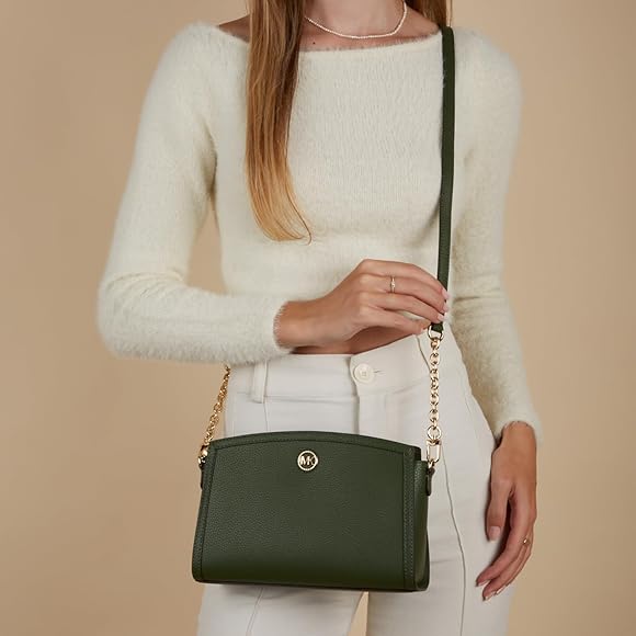 Amazon | [マイケルコース] CHANTAL EW クロスボディ ラージ アマゾン  