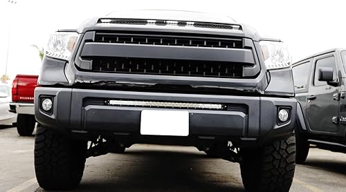 Miniatura 6 de iJDMTOY Kit de luces de xenón blanco de 5 baressección, 15 LED, para capó detrás de la rejilla, compatible con Tundra 2014-2021