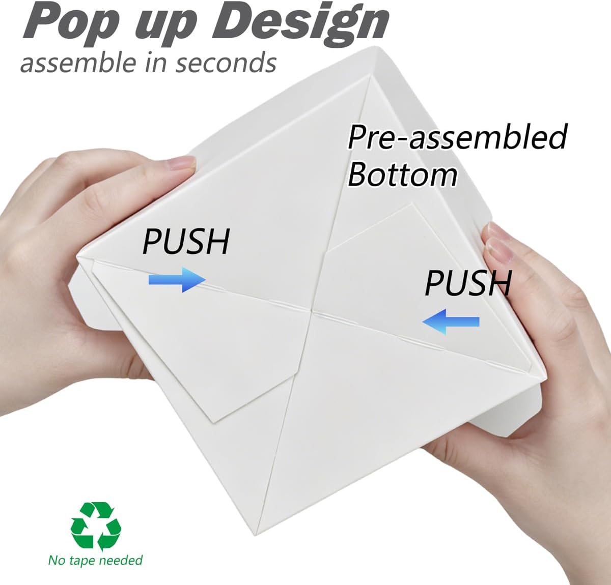 Aosric White Gift Boxes with Lids 6x6x6 Inch, 24 Pack image 4