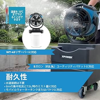 Amazon | XPOWER 室外に設置された冷却用アキシャルファン