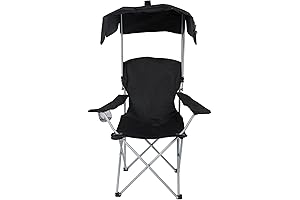 YSSOA Canopy Lounge Chair with Sunshade for Camping