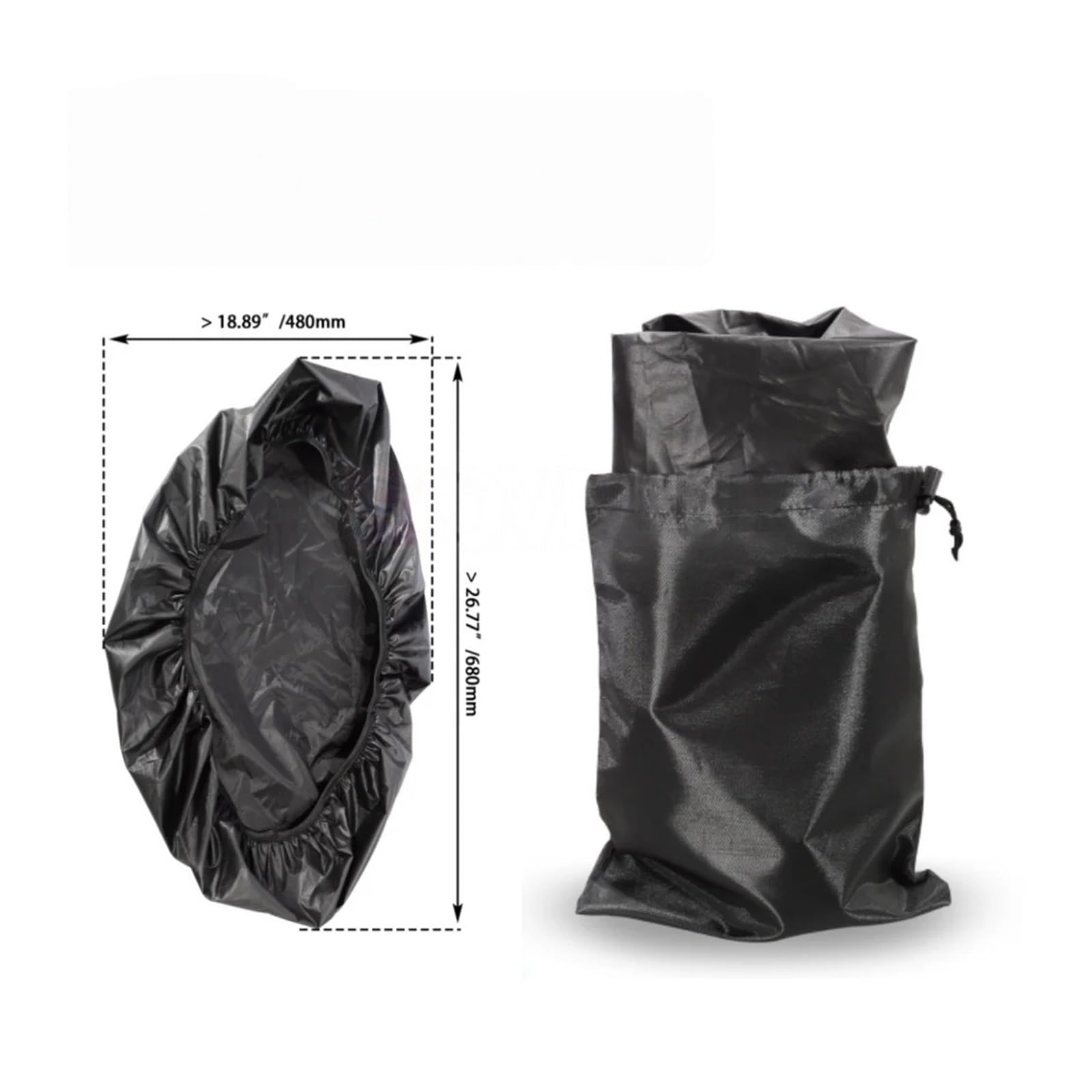 Antipioggia per moto per Harley, Per Kawasaki, Per BMW, Per Honda, Per Touring Dyna Softail, Per Road King, Per Sportster Coprisedile per moto(23L x 15W)