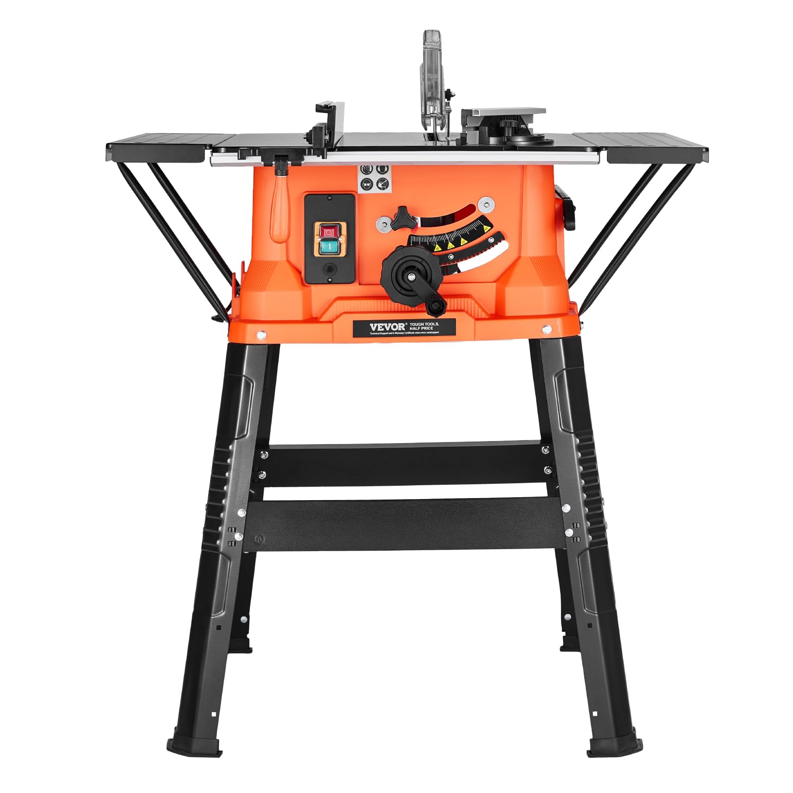 VEVOR Scie Circulaire sur Table 254 mm 1800 W Portable Capacité de Coupe 200 mm 4800 tr/min Lame 24 Dents