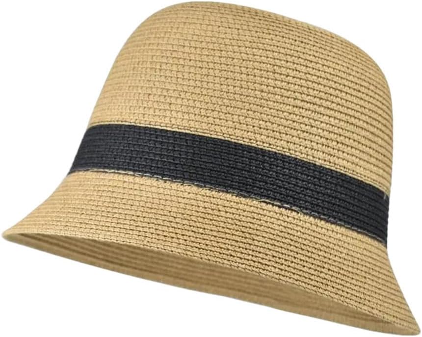 Womens Sun Hat Straw Hat Summer Sun Protection Casual Beach Hat