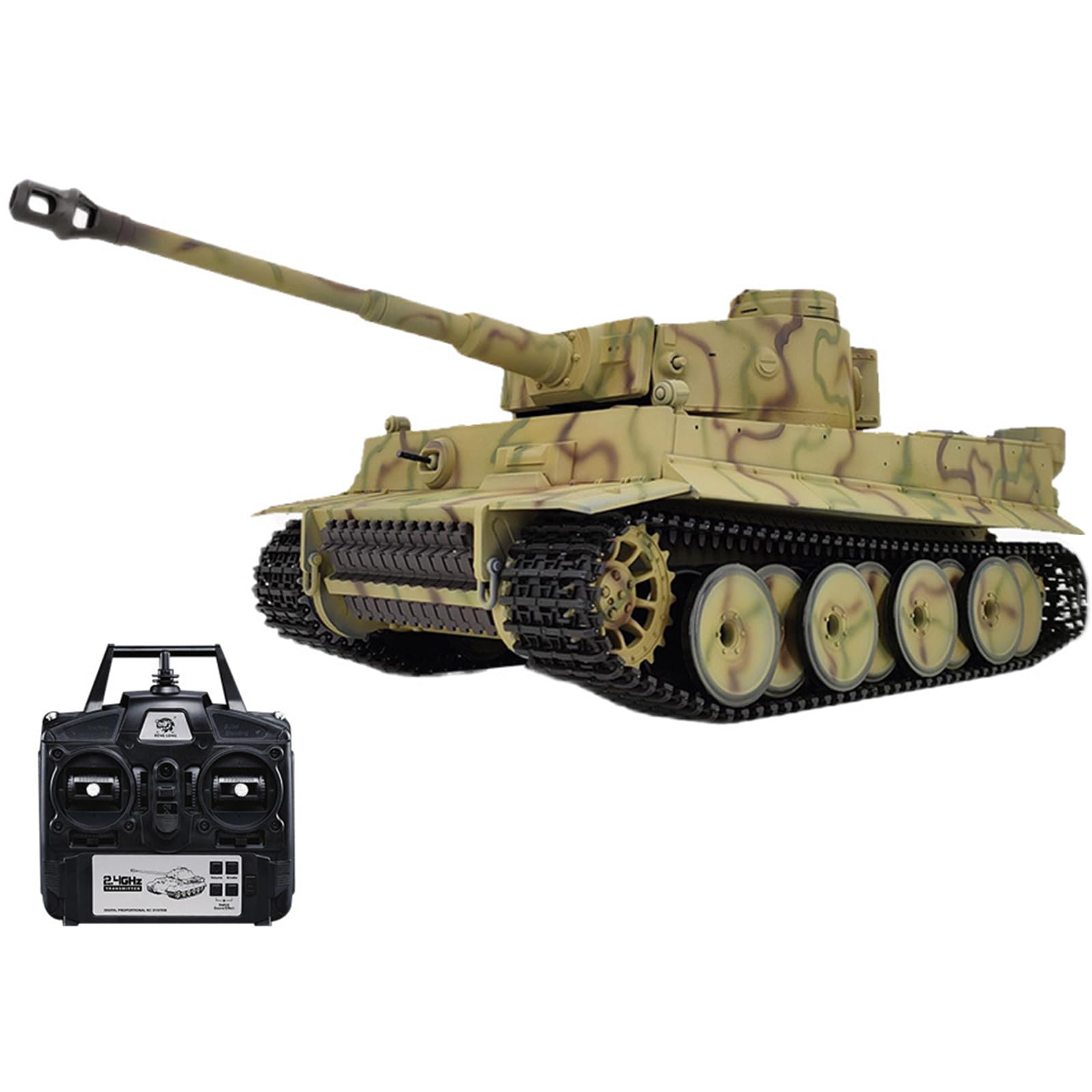 Amazon.co.jp: 1/16ラジコンカー ラジコン戦車モデル ドイツ軍タイガー