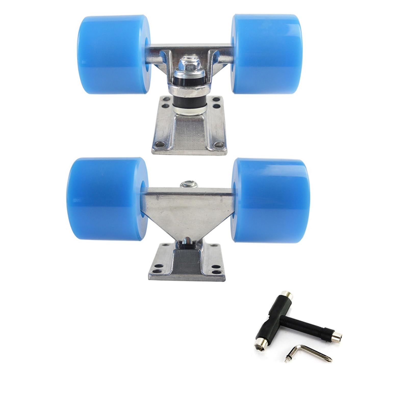 Alluminio Skateboards Camion E PU Ruota Sostituzione Skateboard Staffa Hardware Ponte Base Durevole Indoor Outdoor Pattinaggio