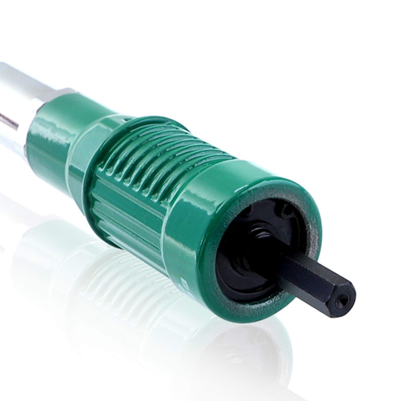 Adapter do nitów,Wiertarka elektryczna Narzędzie ręczne Pistolet do nitowania nakrętek,Adapter do nitonakrętek z chwytem sześciokątnym,Średnica nitu 2,4-4,8 mm