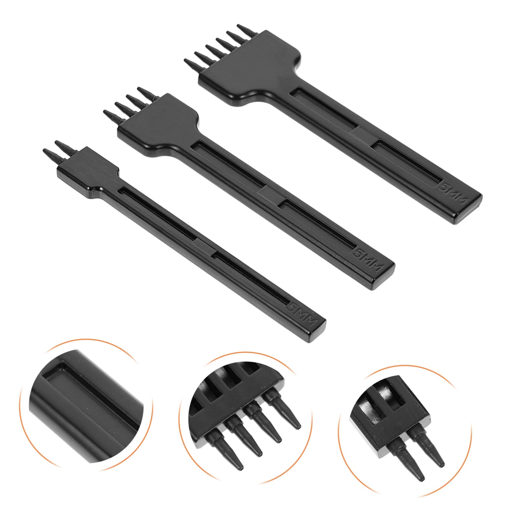 Artibetter Set di Utensili per Punzonatura Pelle in Acciaio 3 Pezzi Punte Affilate per Lavorazione Artigianale di Cinture e Borse, Strumento per Cucire e Allacciare, Adatto a Hobbisti Artibetter Set di Utensili per Punzonatura Pelle in Acciaio 3 Pezzi Punte Affilate per Lavorazione Artigianale di Cinture e Borse, Strumento per Cucire e Allacciare, Adatto a Hobbisti