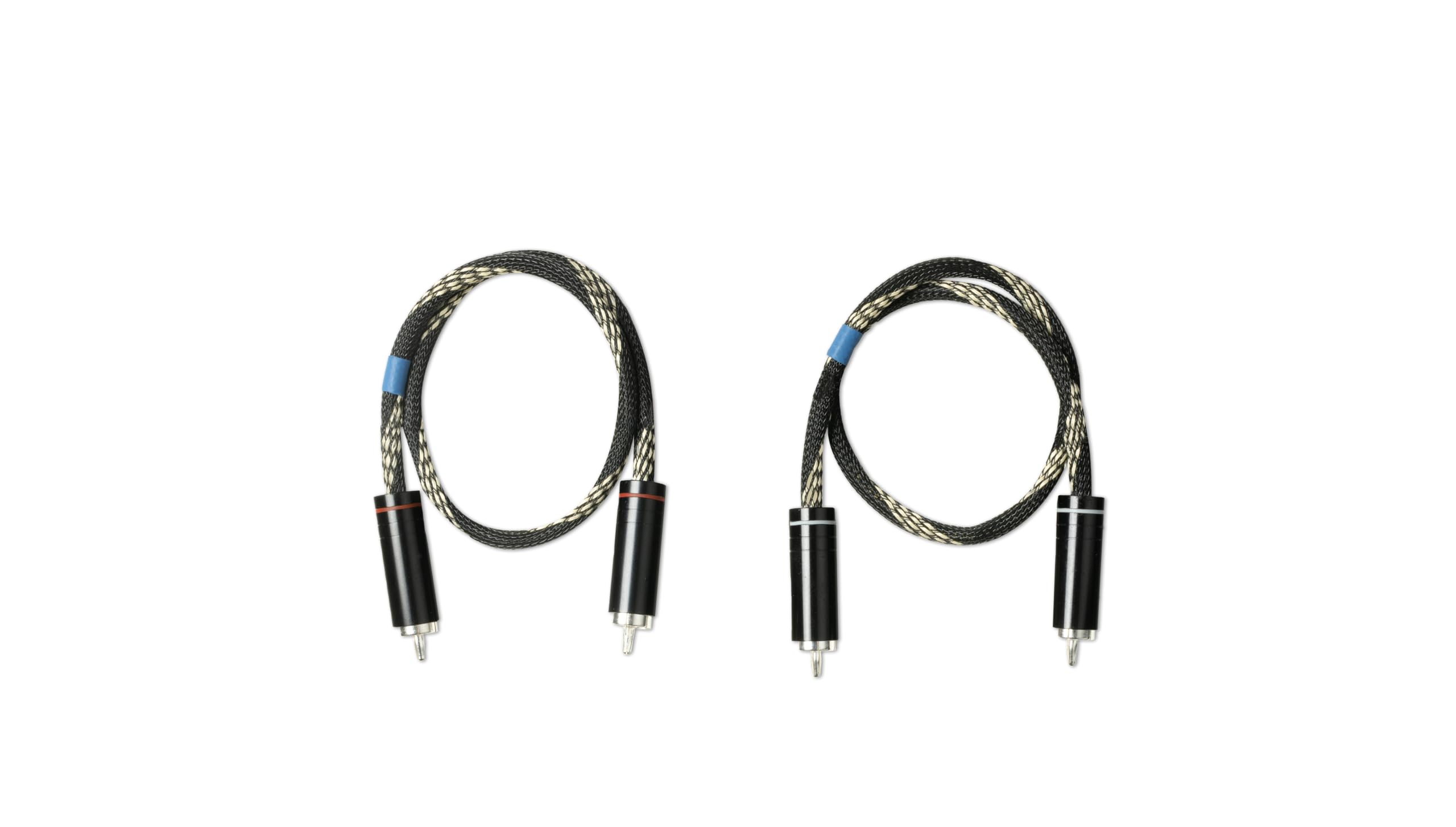 Pro-Ject Connect it Line DS RCA, cavo audio RCA di alta qualità con conduttore in rame OFC e connettori placcati in argento (0,82 m)