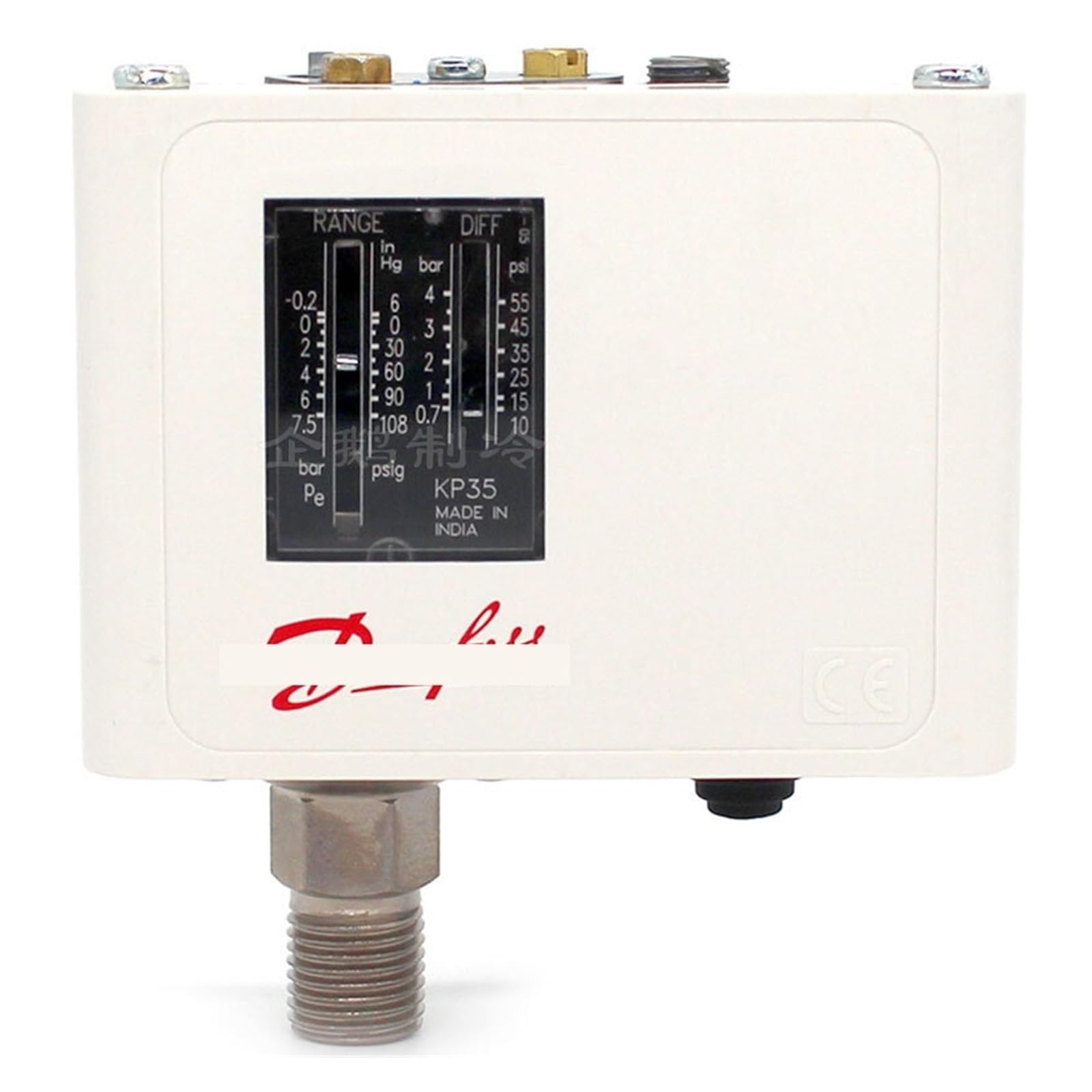 CHBMSS Pressure Controller, 060-1133 KP35, 7.5 Bar, Automatic Reset, Pressure Switch for Air Compressors and Boilers Original
