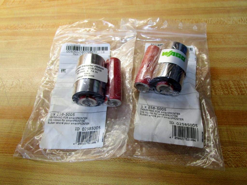 WAGO 258-5005 Printer Brand:-; Cartridge Original Type Number:-; Ink Colour:Black; CONSUMABLE Type:-; Product Range:- ROHS Compliant: YES