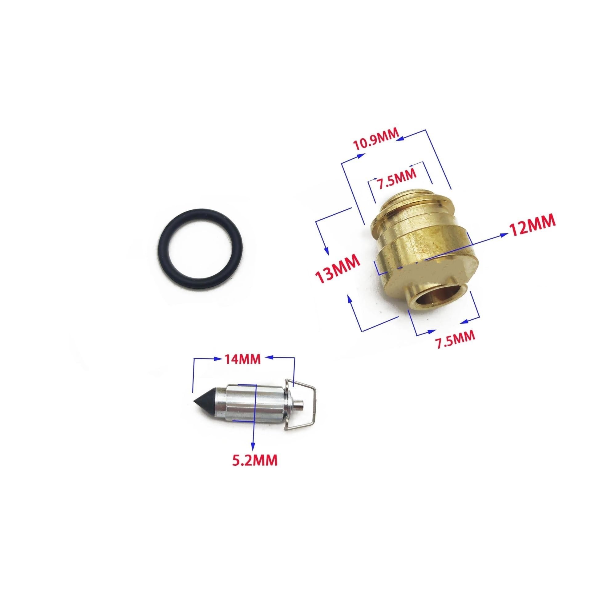 Juego De Reconstrucción Carburador Kit De Reparación Carburador Motocicleta para para Ninja ZX-9R GPZ900R ZX900A/B/C Reconstrucción con Flotador Y Diafragma