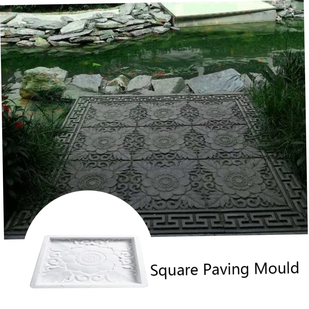 Moule de pavage carré moules en béton de jardin fabricant chemin tremplin pour la chaussée passerelle.