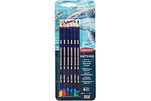Derwent Inktense Pencils 72-Count Blister Set: Unlocking Vibrant Watercolor Effects on Paper and Fabric
