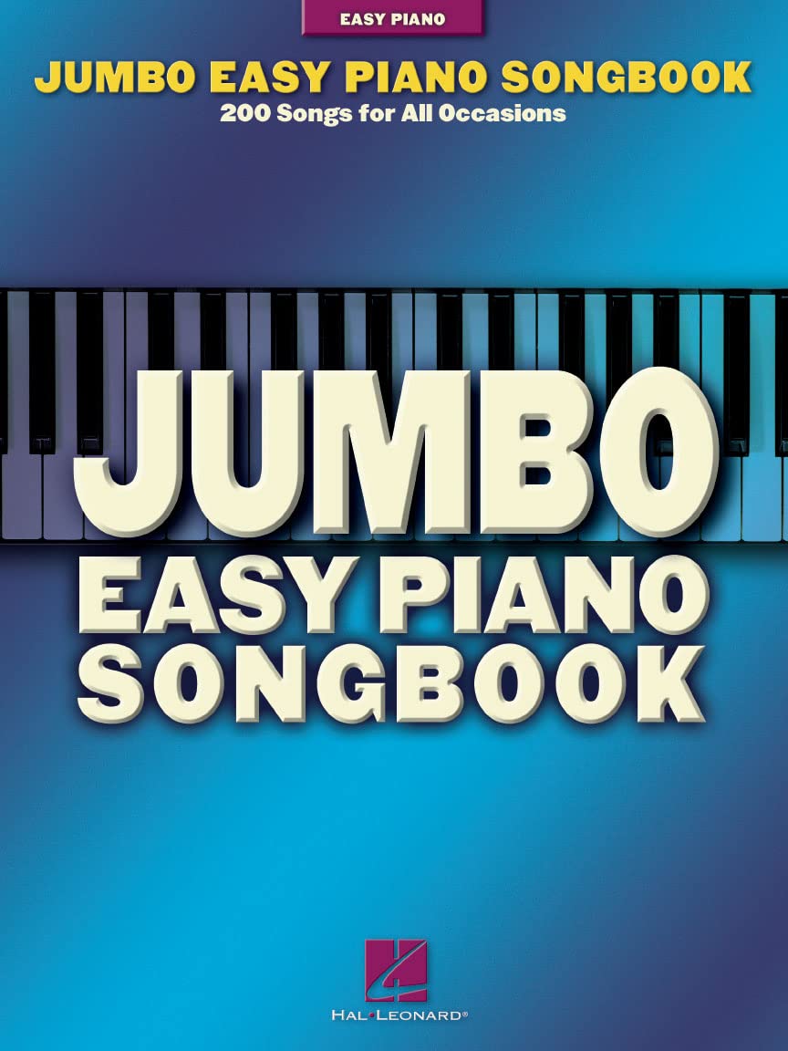 Jumbo Easy Piano Songbook – Various Composers | 200 Easy Sheet Music Arrangements for Piano Players | Classical Folk Jazz Standards for Beginners and ... Music Book: 200 Songs for All Occasions