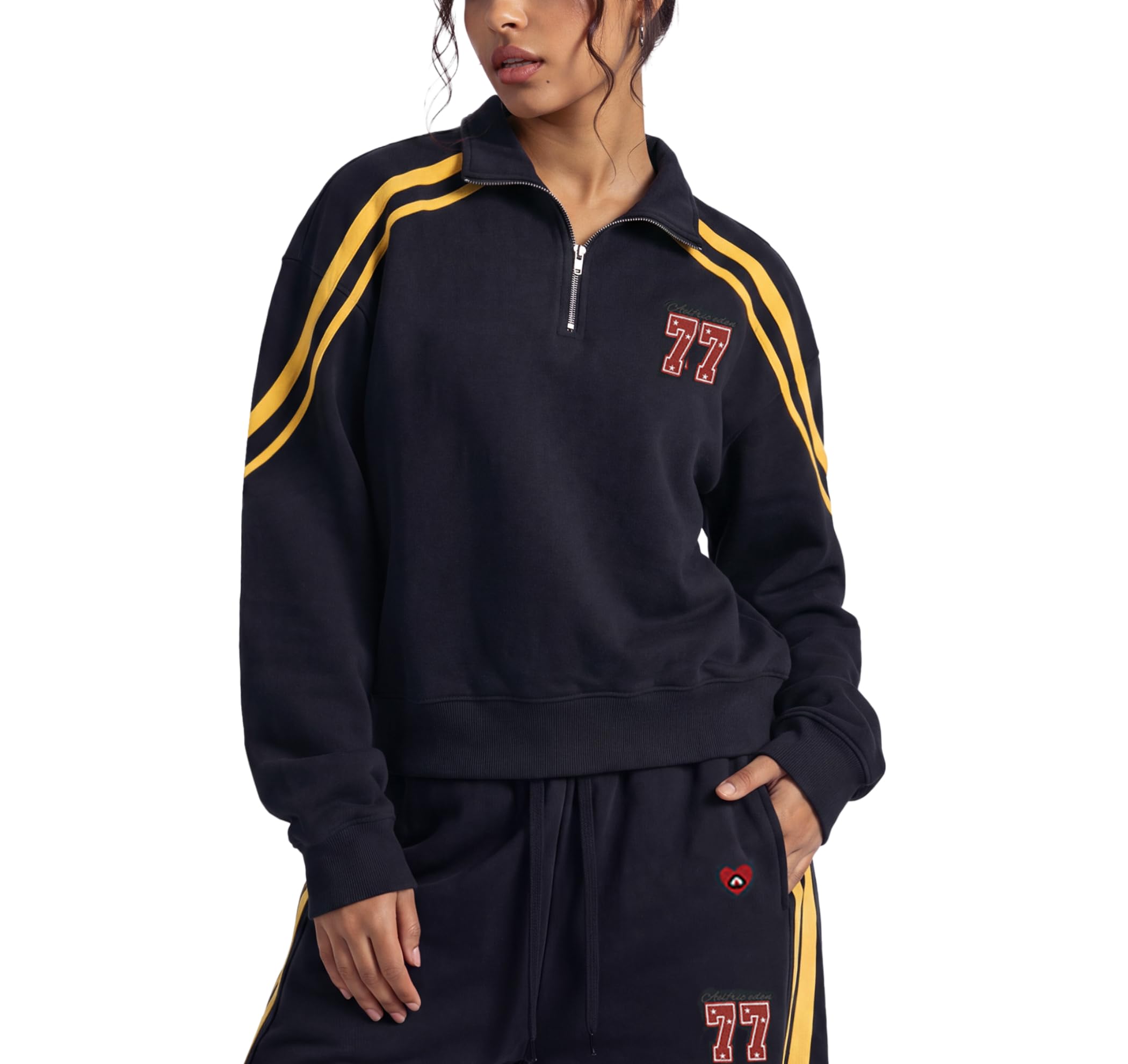 Aelfric Eden Bluza męska z zamkiem błyskawicznym Boxy Sport sweter
