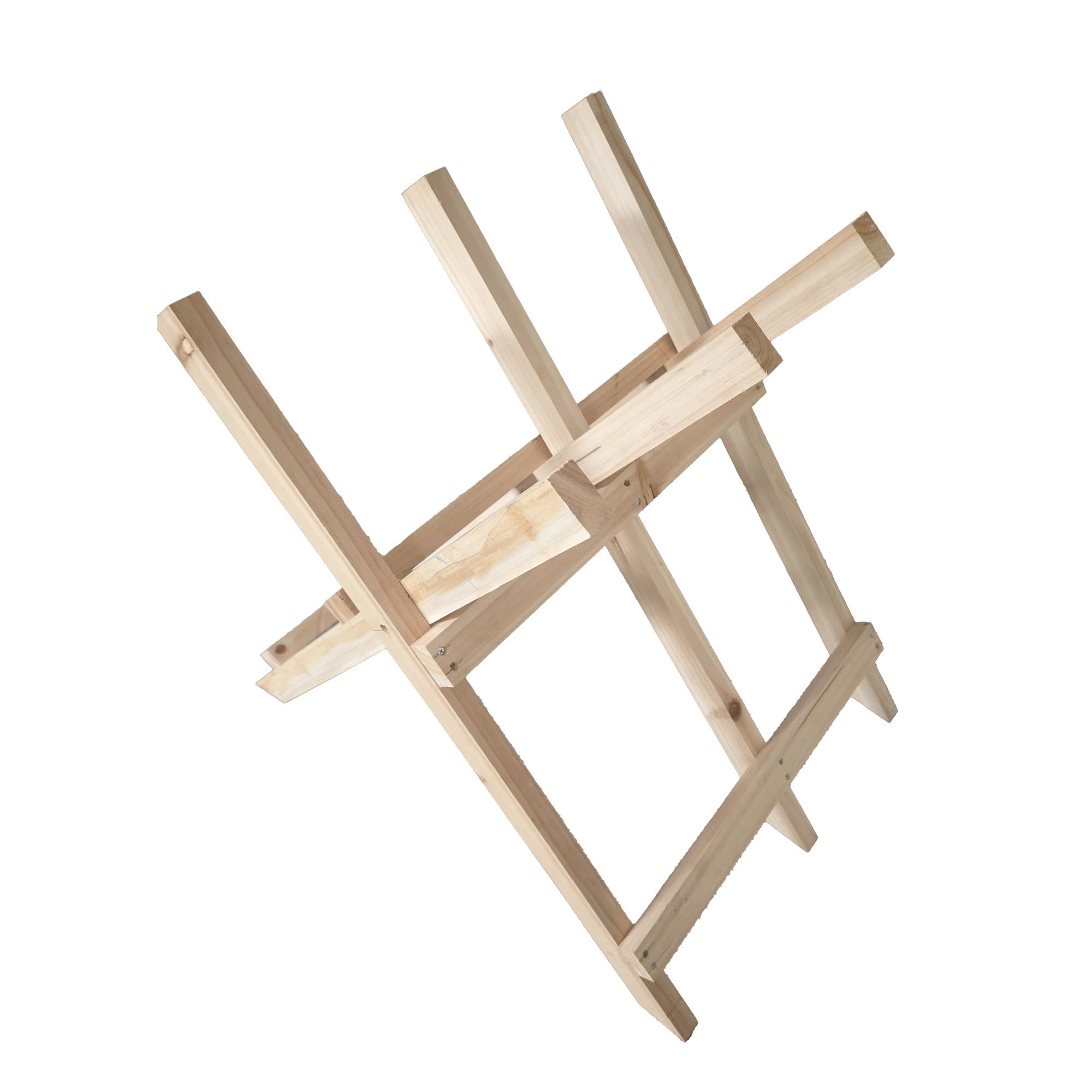 Chevalet en Bois WERKAPRO à 3 Supports pour sciage de bûches
