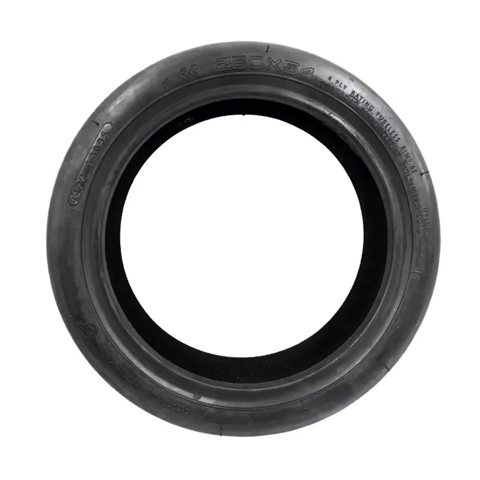 Neumáticos de Scooter, Rueda Patinete Neumático for patinete eléctrico con pegamento, 250 x 54, accesorios sin cámara de vacío(250x54 vacuum tire)