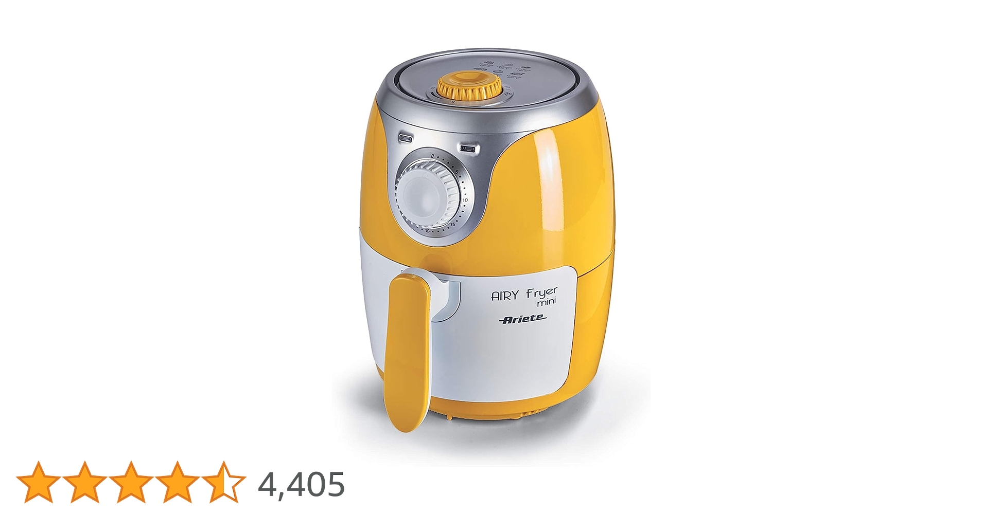 新品未使用Ariete Airy Fryer mini コンパクト Ariete Air Fryer Mini 2.8L, 1000W, with 6 Programs for