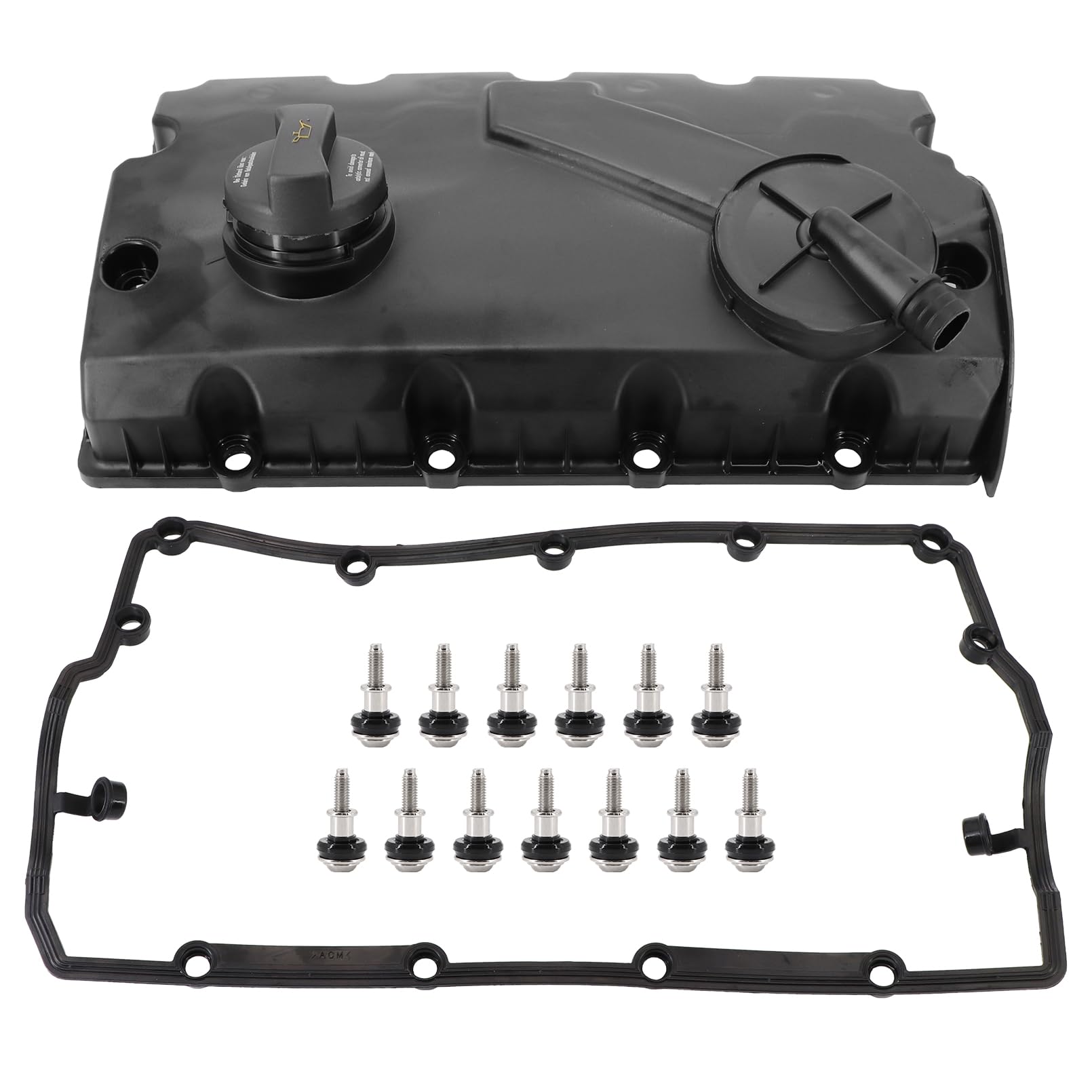 Ventildeckel Zylinderkopfhaube für Au-di A4 A6 V.W Transporter Shar#an Pa#ssat Sko-da Superb Seat Alhambra 1995-2017 038103469AE