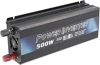 500W Car Power Inverter, Sine Wave DC 12V to AC 110V, USB Port, Built-in Cooling Fan, Portable Charger for Laptops, Game Consoles, Outdoor Use