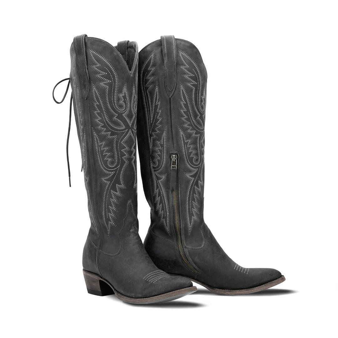 MissHeel Over the Knee Cowboy Boots