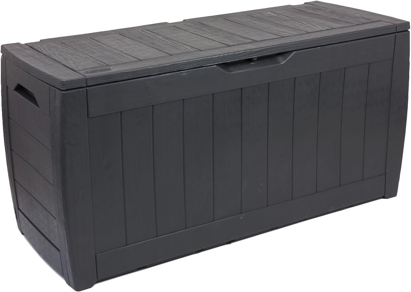 ChaletJardin 12 Hollywood Garden Storage Chest Charcoal Grey 270 L