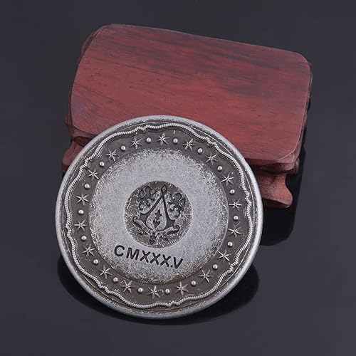 Miniatura 4 de Blood Oath Marker Coin Novelty Metal Coins John Movie Props Cosplay Collecting Coin for Fans for Men Women Teen (Black Coin)
