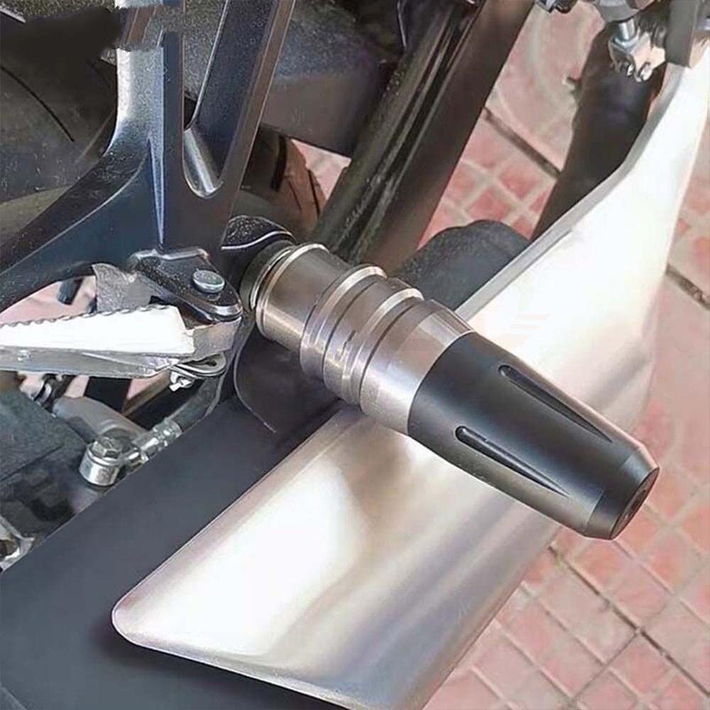 Topes Anticaida Protector contra Choques Motocicleta para para Tuareg660 Piezas Repuesto Reemplazables Anticaídas Accesorios para Evitar Arañazos Protección anticaída(Negro)