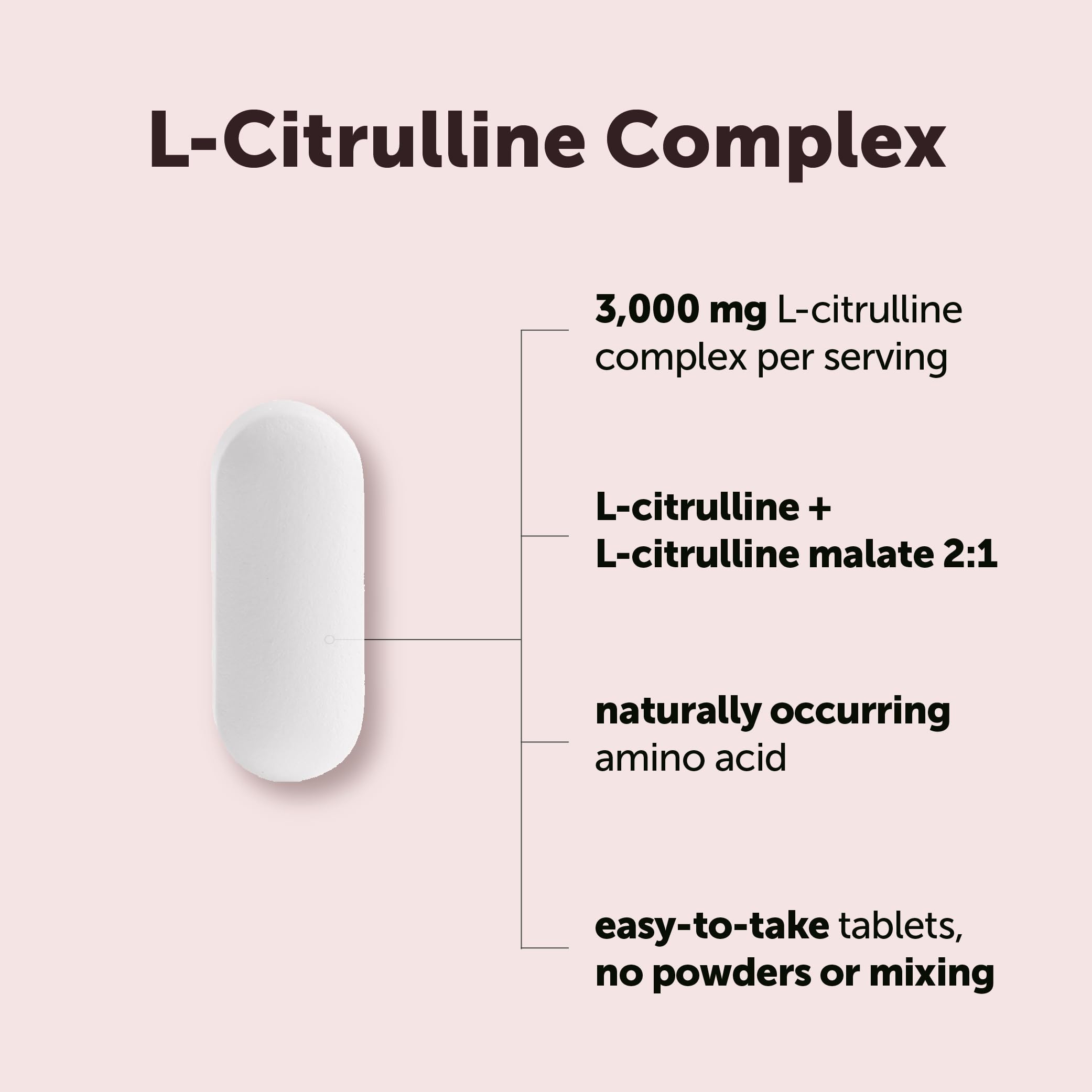 Micro Ingredients L-Citrulline Complex 3,000 mg, 240 Tablets — Amazon image 2