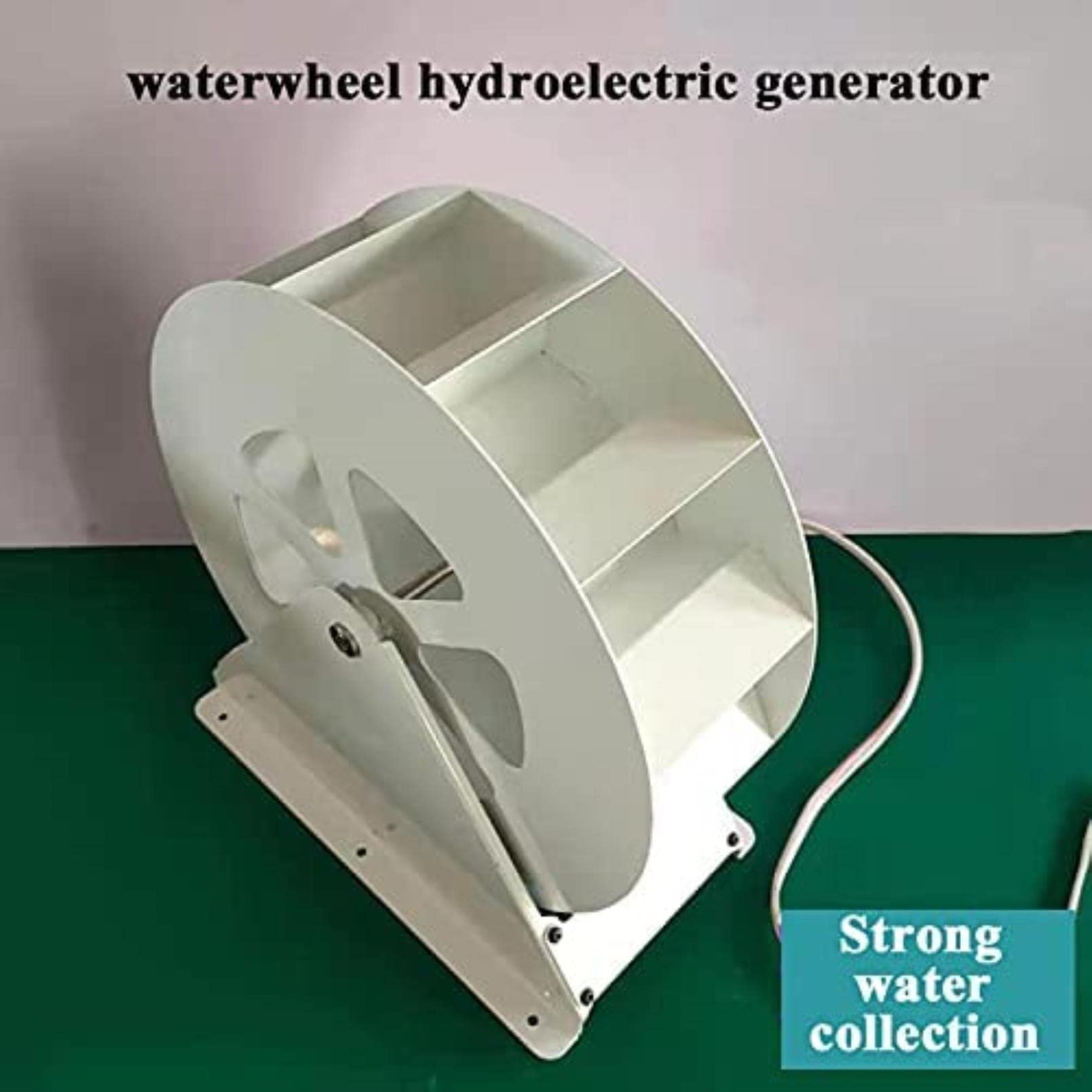 Generador hidráulico de 50W y 100W, generador de energía hidroeléctrica con Rueda hidráulica, generación de energía de Disco de Baja Velocidad, decoración del Paisaje, generador de Rueda hidráulica